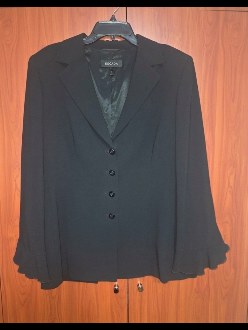 Escada Black Women's Tailored Blazer UK Size 44/ US 14